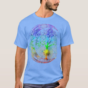 Camiseta Árvore da Vida de Mandala Moon Chakra