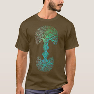 Camiseta Árvore da Vida DNA Genética do Dia da Terra