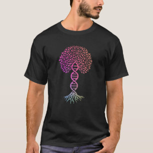 Camiseta Árvore da Vida DNA Genética do Dia da Terra Gen