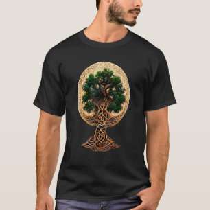 Camiseta Árvore da Vida - Entrelaçamento Celta - Símbolo Es