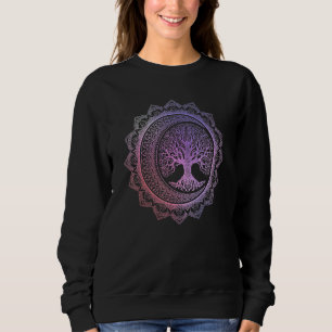 Camiseta Árvore Da Vida Fases Da Lua Crescente Floral Manda