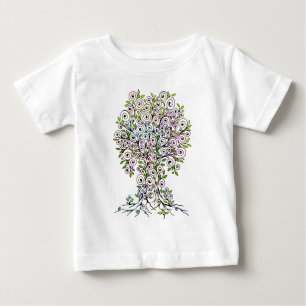 Camiseta Árvore Da Vida - Folhas Frutas Espirais 1