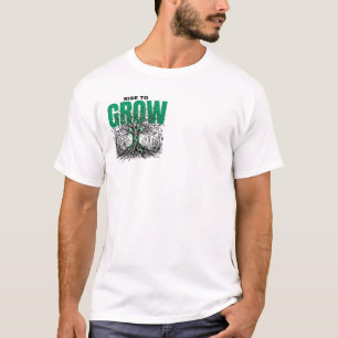 Camiseta Árvore da Vida GROW   Gráfico da Natureza   Espiri