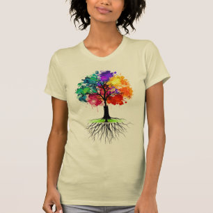 Camiseta Árvore da vida profundamente enraizada