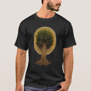 Camiseta Árvore Da Vida - Símbolo Escocês - Números Celtas