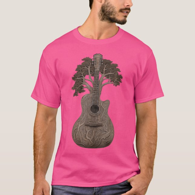 Camiseta Árvore da Vida - Violão Acústico (Frente)