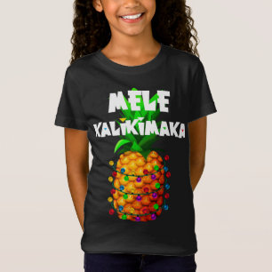 Camiseta Árvore das Luzes de Natal Mele Kalikimaka Ha