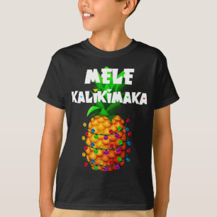 Camiseta Árvore das Luzes de Natal Mele Kalikimaka Ha