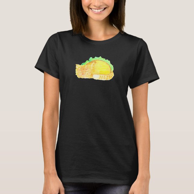 Camiseta Árvore de aquarela Taco (Frente)
