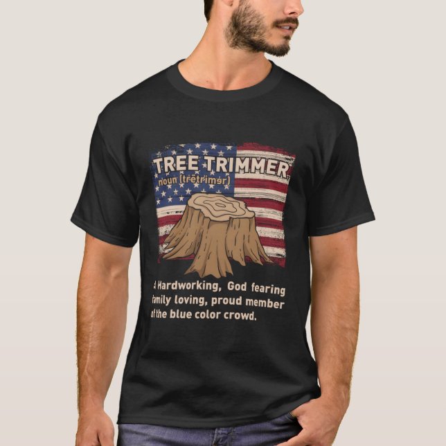 Camiseta Árvore de Árvore de Definição de Trimmer (Frente)