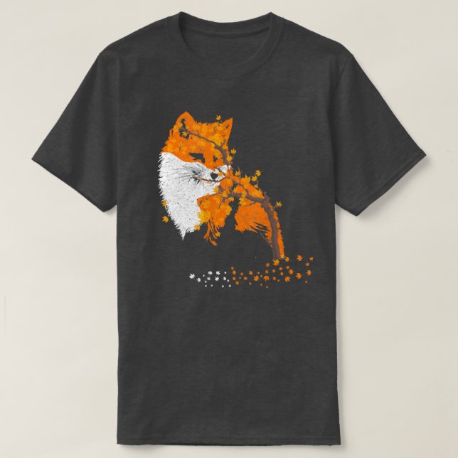 Camiseta Árvore de Bela Floresta em Árvores Caiu (Frente do Design)