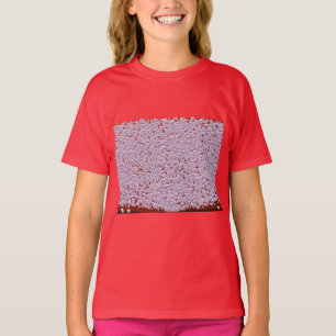 Camiseta Árvore de Bolhas de Flocos de Neve