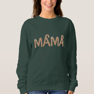 Camiseta Árvore de Bolo de Natal Mamãe Mãe Doce Família Eng