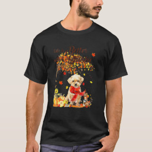 Camiseta Árvore de bordo do dia de ação de graças Shorkie C