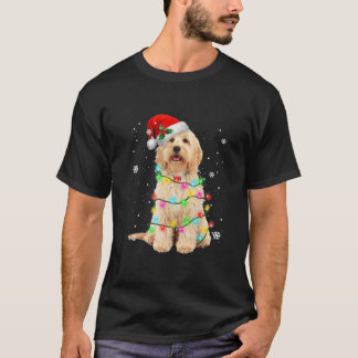 Camiseta Árvore de Cachorro Goldendoodle