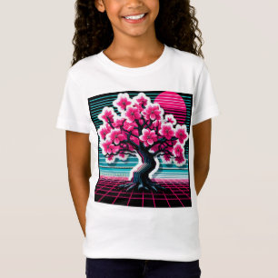 Camiseta Árvore de Cerejeira Synthwave 803