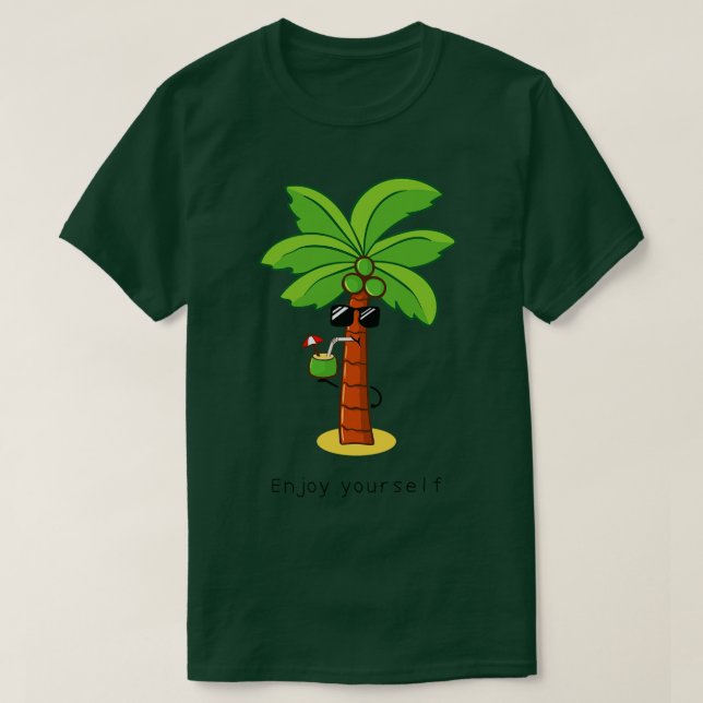 Camiseta Árvore de coco (Frente do Design)