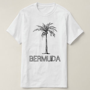 Camiseta Árvore de coco das Bermudas design