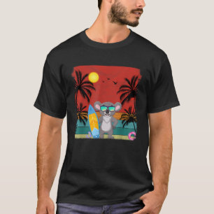 Camiseta Árvore de Coco de Praia - Gráfico Retroativo de Ko