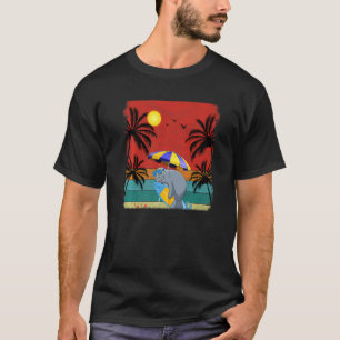 Camiseta Árvore de Coco de Praia — Manateiro Gráfico