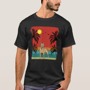 Camiseta Árvore de Coco de Praia Soma do Cachorro Pitbulica