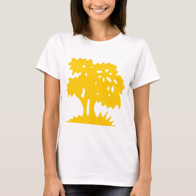 Camiseta Árvore de Desenho - Âmbar (Frente)