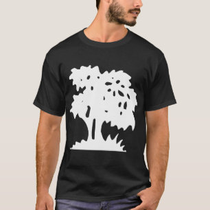 Camiseta Árvore de Desenho Animado - Branco
