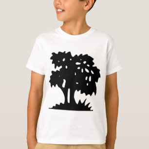 Camiseta Árvore de desenho - Preto
