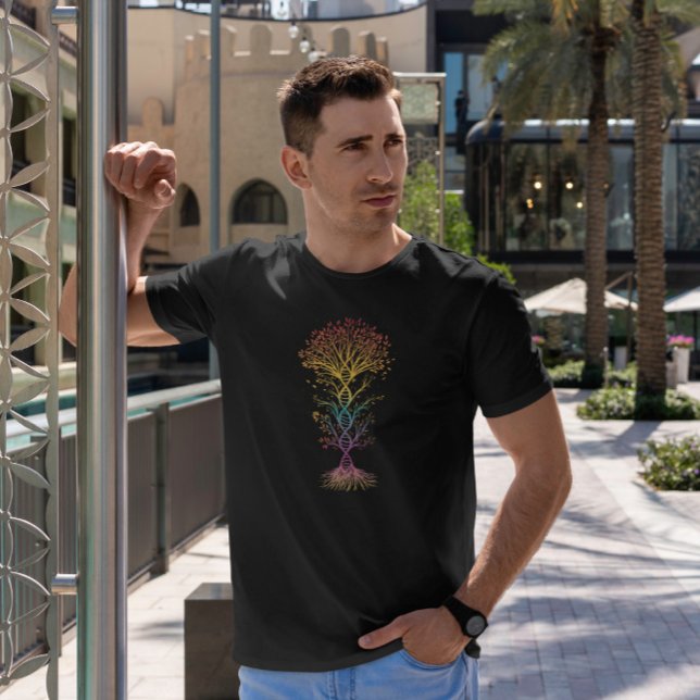 Camiseta Árvore de Dna Colorida (Criador carregado)