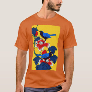 Camiseta Árvore de Flor de Arte Japonesa Flor Sakura Flor F