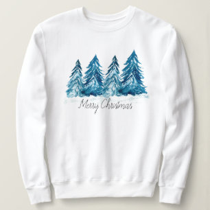 Camiseta Árvore de inverno Feliz Natal Curta
