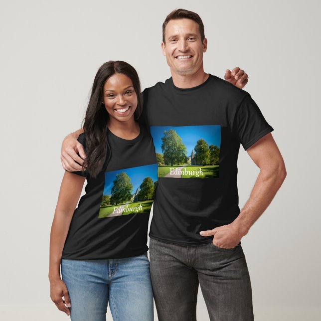 Camiseta Árvore de Jardins do Palácio de Edimburgo (Unissex)