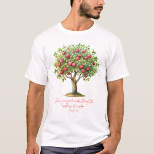 Camiseta Árvore de Maçã Tiago 3:13 