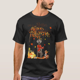 Camiseta Árvore de Mapeador do Weimaraner - Dia de Ação de