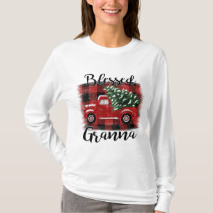 Camiseta Árvore de Natais vintages de Caminhão Vermelho da
