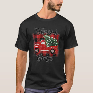 Camiseta Árvore de Natais vintages de Caminhão Vermelho Gma