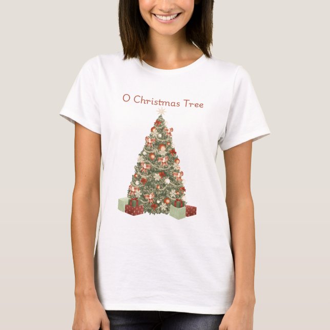 Camiseta Árvore de Natal (Frente)
