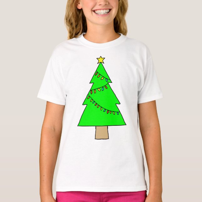 Camiseta Árvore de Natal  (Frente)