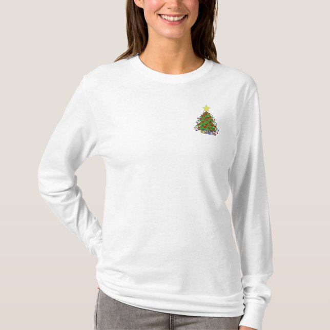 Camiseta árvore de Natal (Frente)