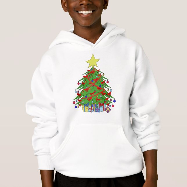 Camiseta árvore de Natal (Frente)
