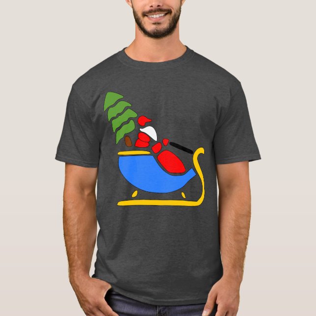 Camiseta árvore de Natal (Frente)