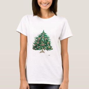 Camiseta árvore de Natal
