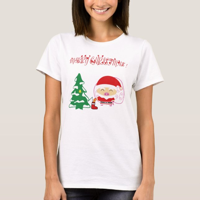 Camiseta árvore de Natal (Frente)