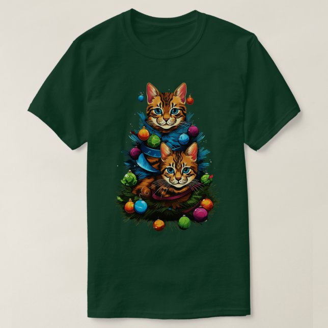 Camiseta Árvore de Natal 6 (Frente do Design)