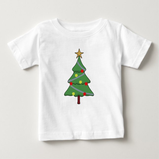Camiseta Árvore de Natal Adorável (Frente)