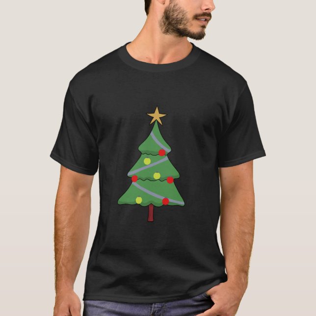 Camiseta Árvore de Natal Adorável (Frente)