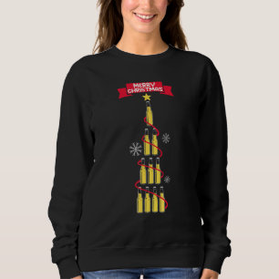 Camiseta Árvore de Natal Alegre Cerveja Feliz Beermas Bebid