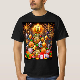 Camiseta Árvore de natal Bitmoney