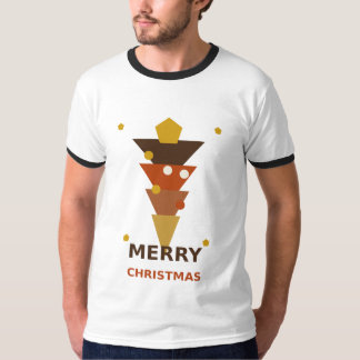 Camiseta Árvore de Natal Boho, Férias Retrô Terrosas
