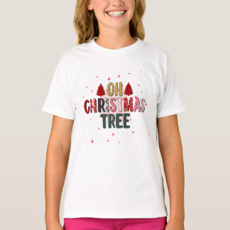 Camiseta Árvore de Natal Bonita OH